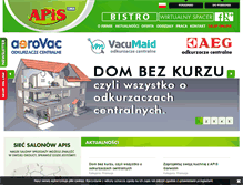 Tablet Screenshot of apis.biz.pl